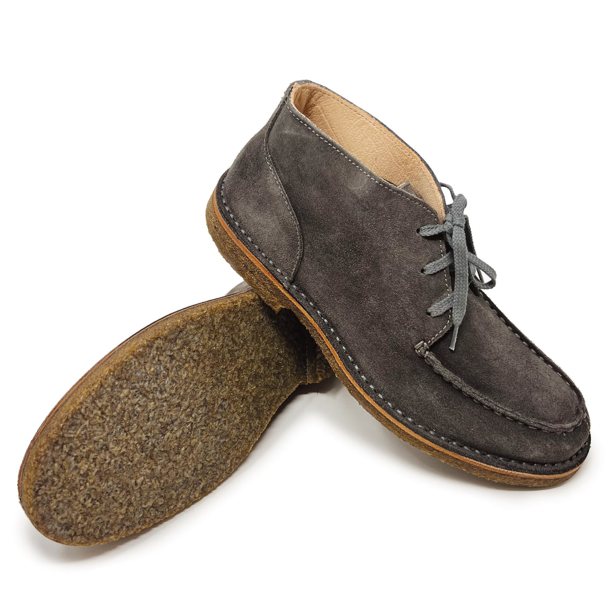 ASTORFLEX Suede Lace Up in Grey David Wood Clothiers