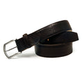 Load image into Gallery viewer, W. KLEINBERG Chocolate Bison Cutdown Belt