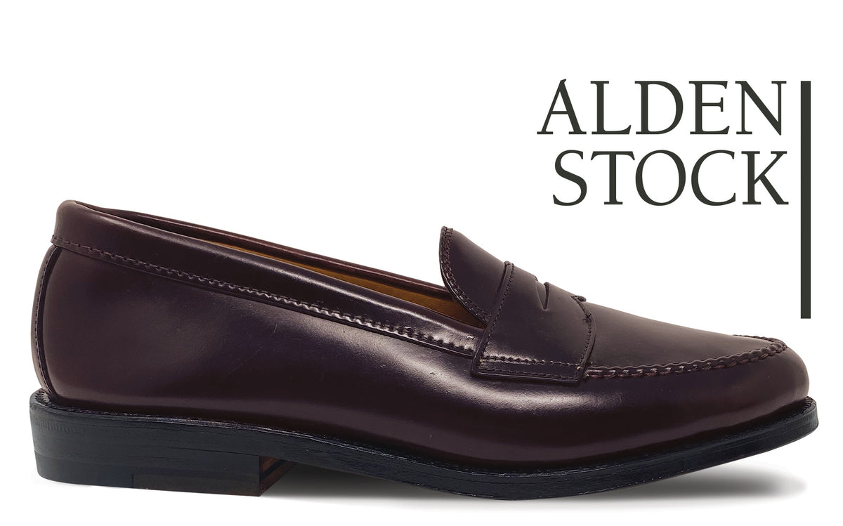 ALDEN 986 Color 8 Shell Cordovan Leisure Handsewn Loafer