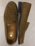Load image into Gallery viewer, ALDEN 6243F Snuff Suede Penny Loafer, Unlined Vamp