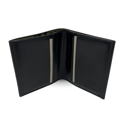 ALDEN Black Shell Cordovan Bi-fold Wallet