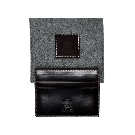 ALDEN Color 8 Shell Cordovan Credit Card Wallet