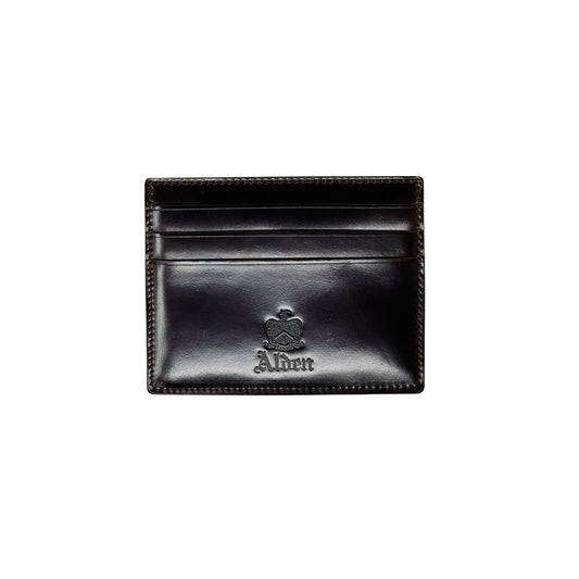 ALDEN Color 8 Shell Cordovan Credit Card Wallet