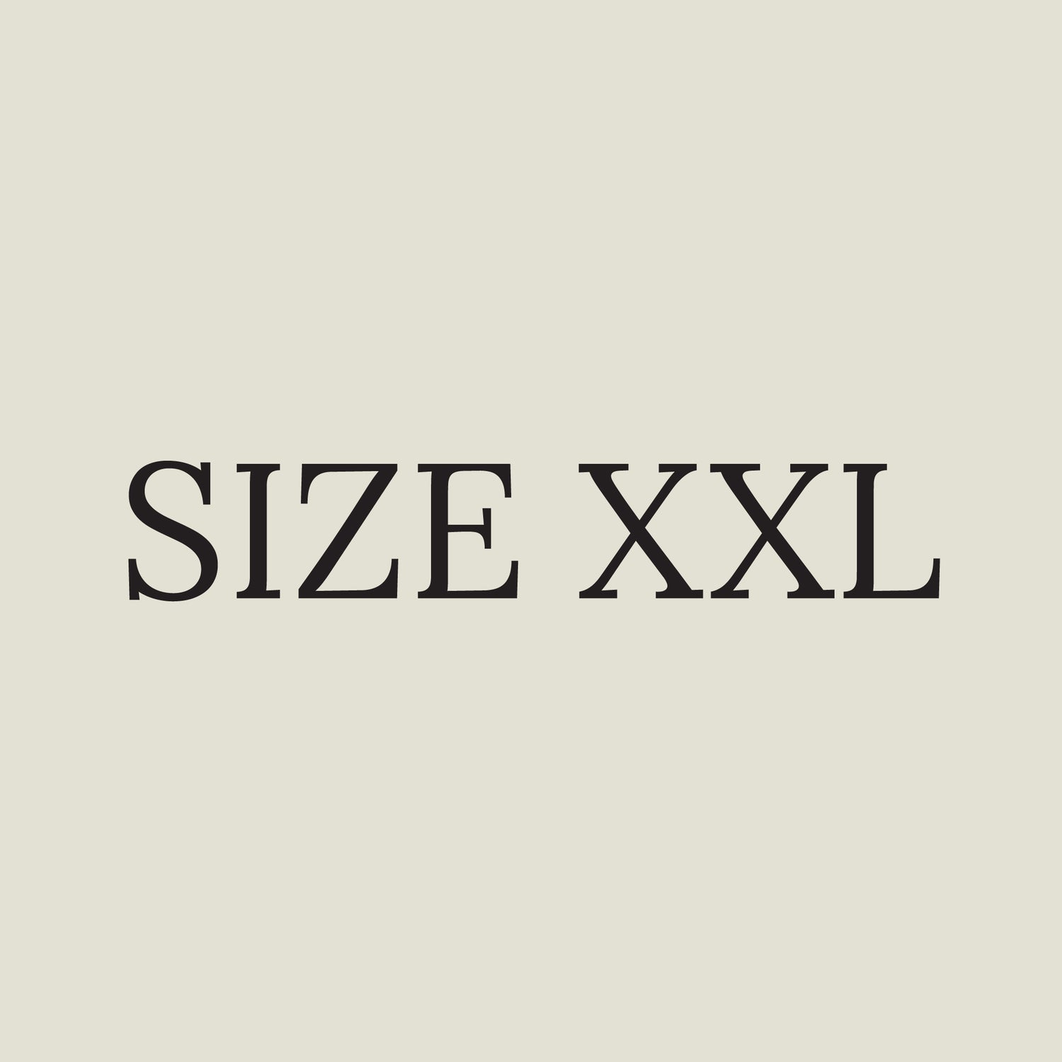 SIZE XXL