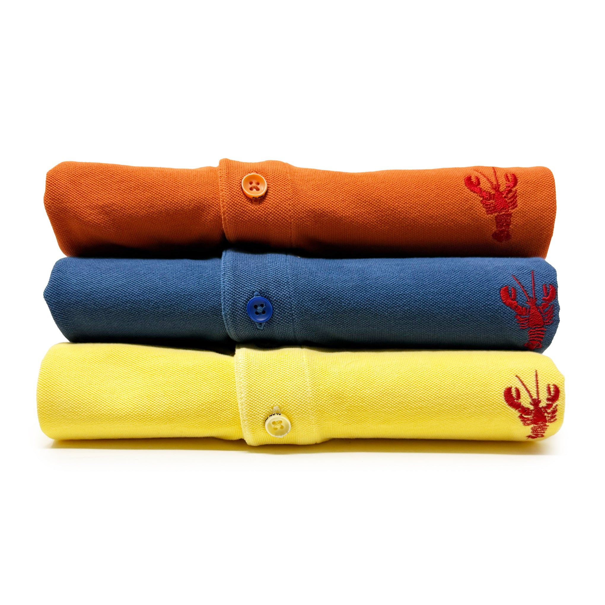 ALAN PAINE Lobster Motif Polo
