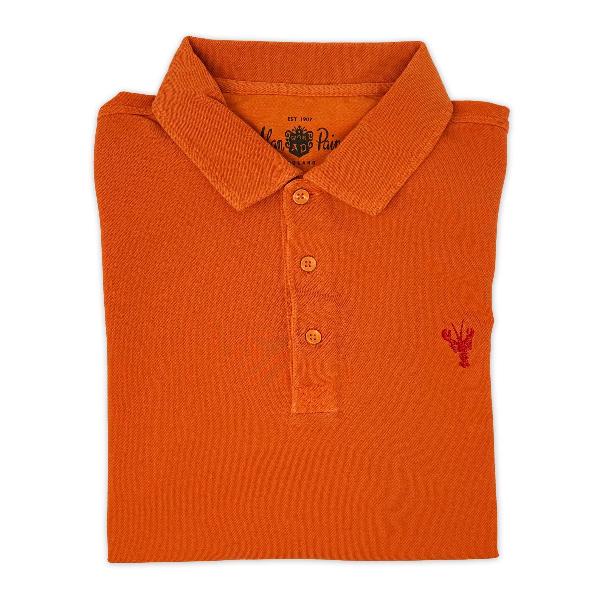 ALAN PAINE Lobster Motif Polo