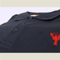 Load image into Gallery viewer, ALAN PAINE Lobster Motif Long Sleeve Polo
