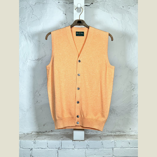 ALAN PAINE Cotton/Cashmere Vest