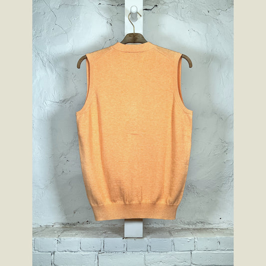 ALAN PAINE Cotton/Cashmere Vest