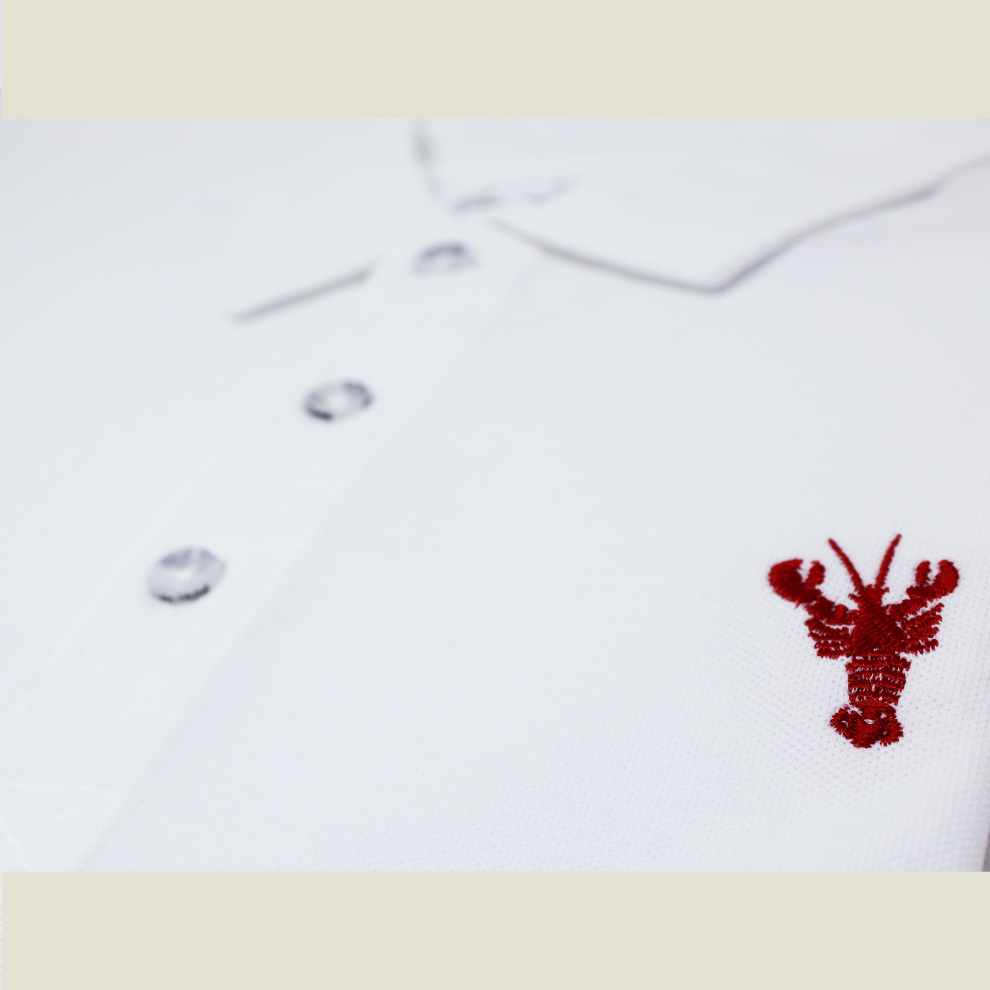 ALAN PAINE Lobster Motif Polo