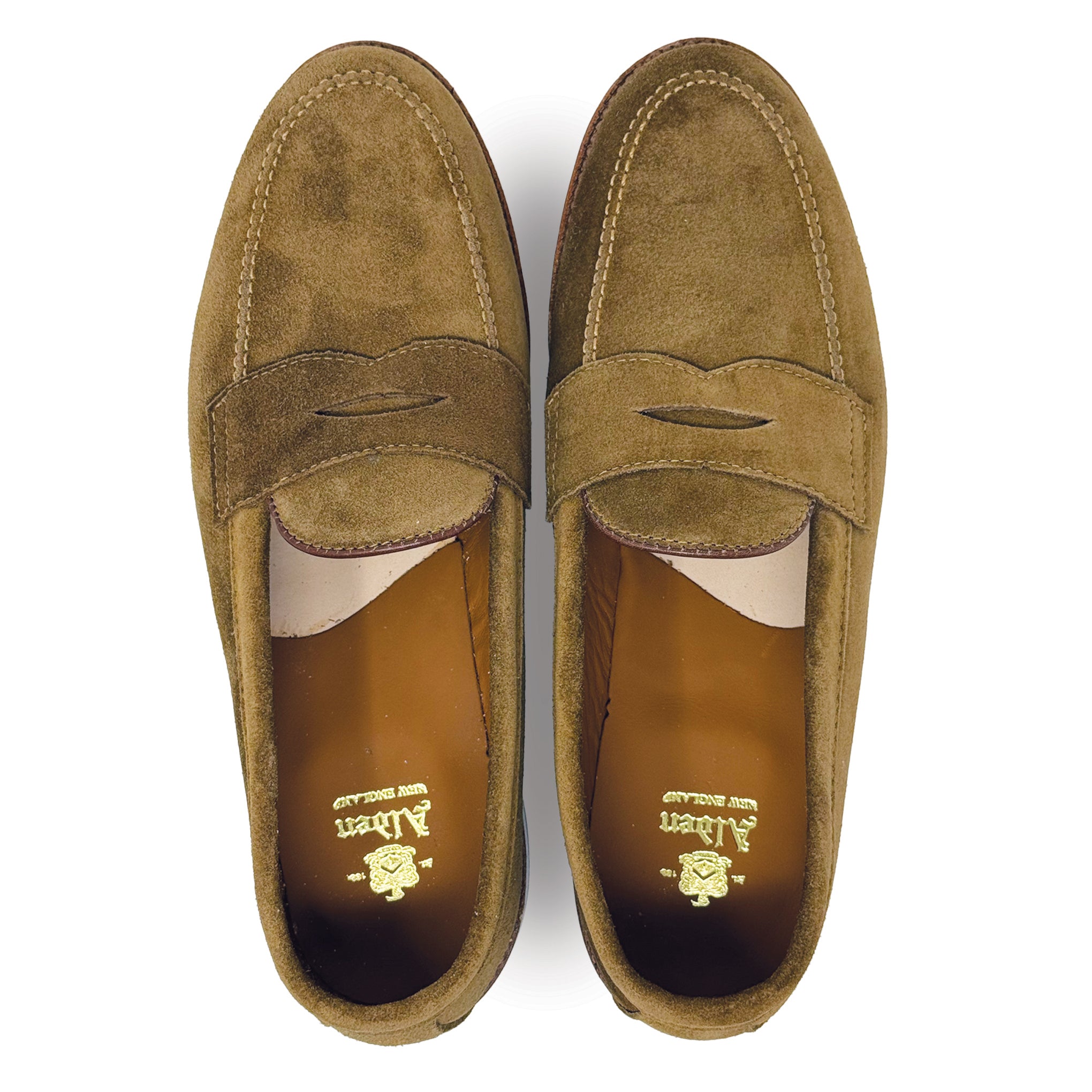 ALDEN 6173F Snuff Suede Penny Loafer
