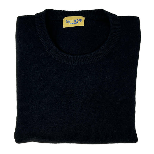 DW Cashmere Crewneck Sweater in Black