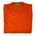 DW Cashmere Crewneck Sweater in Orange