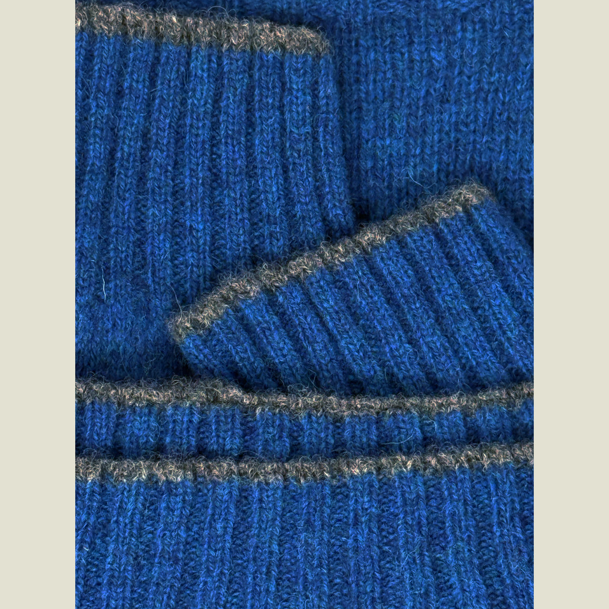 DW Shetland Crew with Contrast Tipping