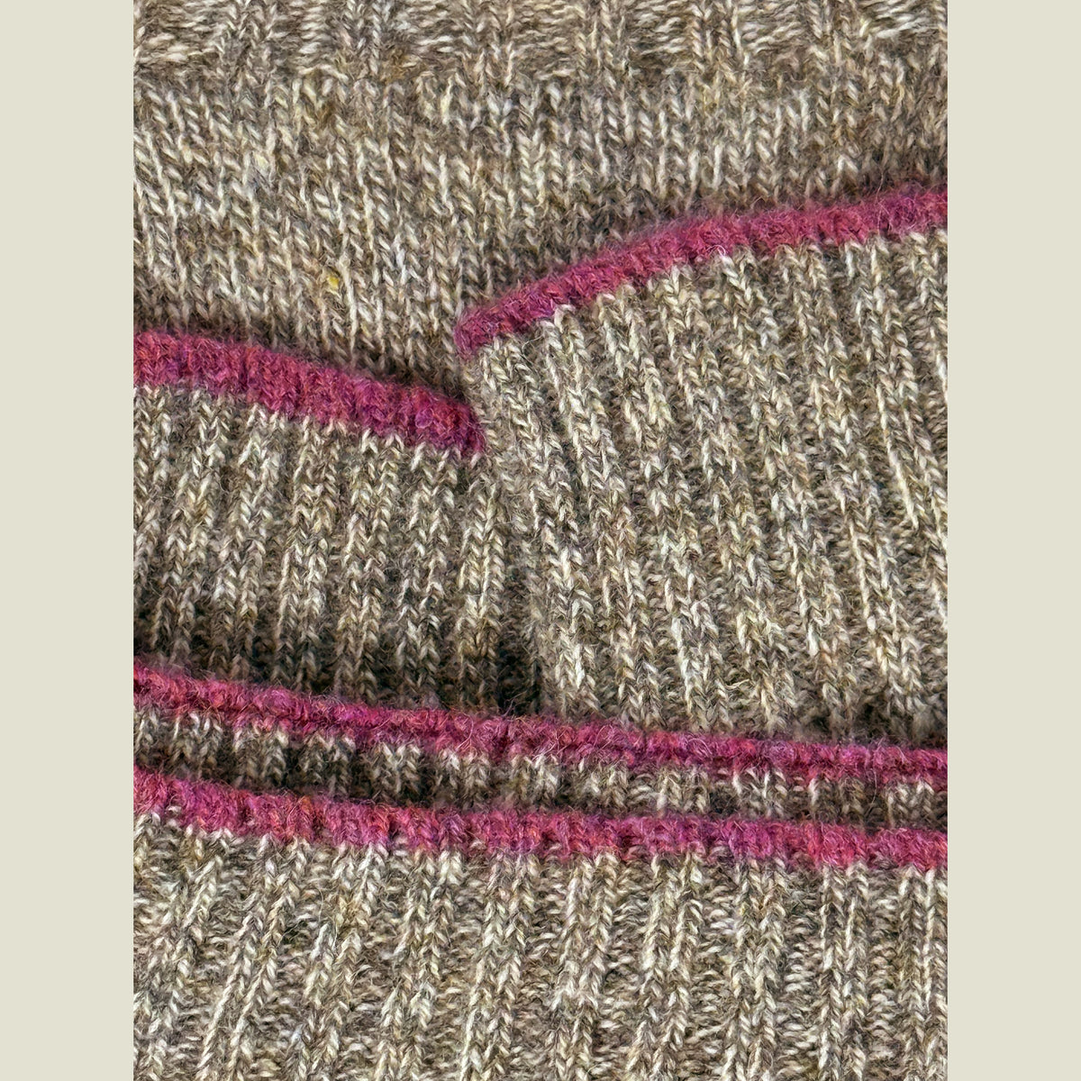 DW Shetland Crew with Contrast Tipping