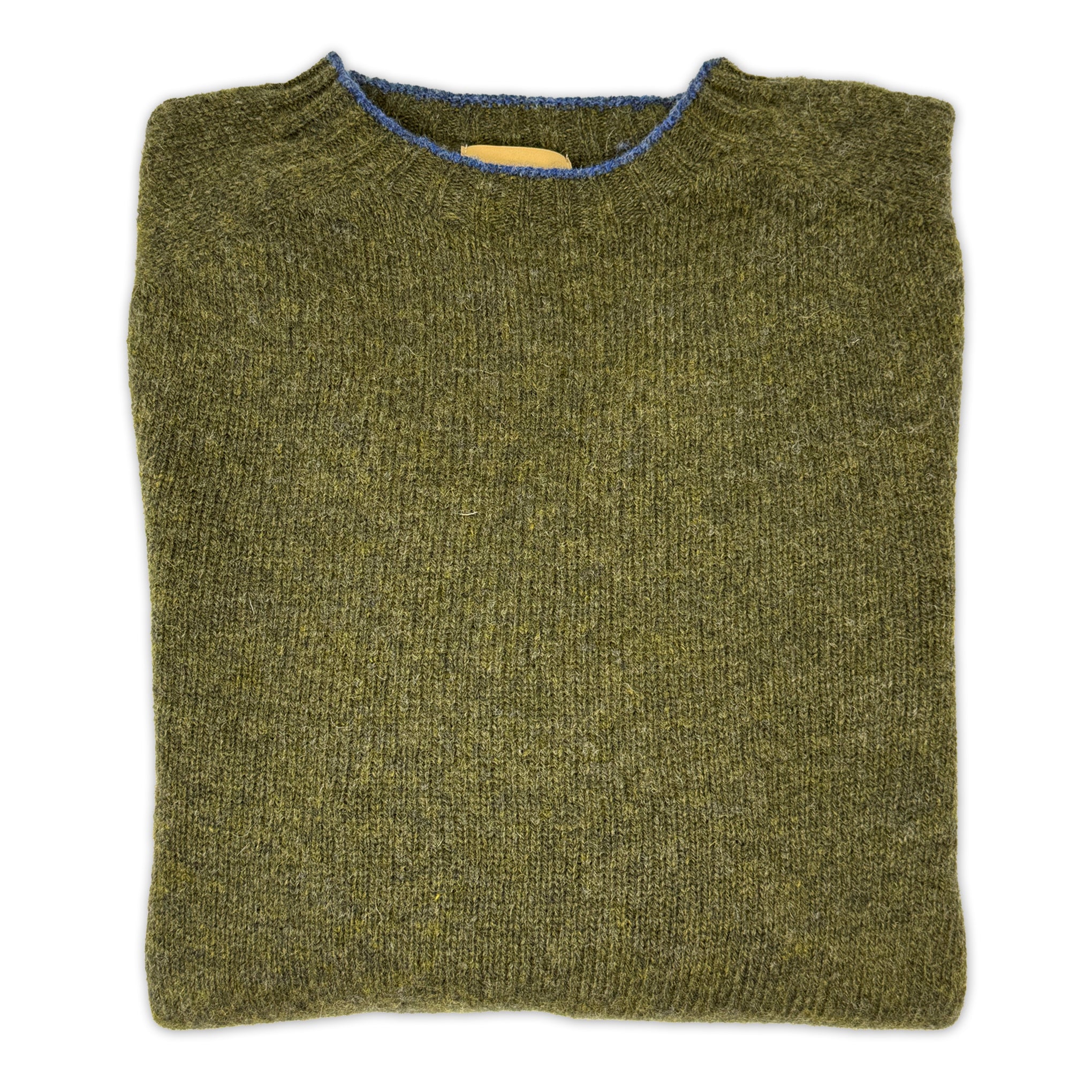 DW Shetland Crew with Contrast Tipping
