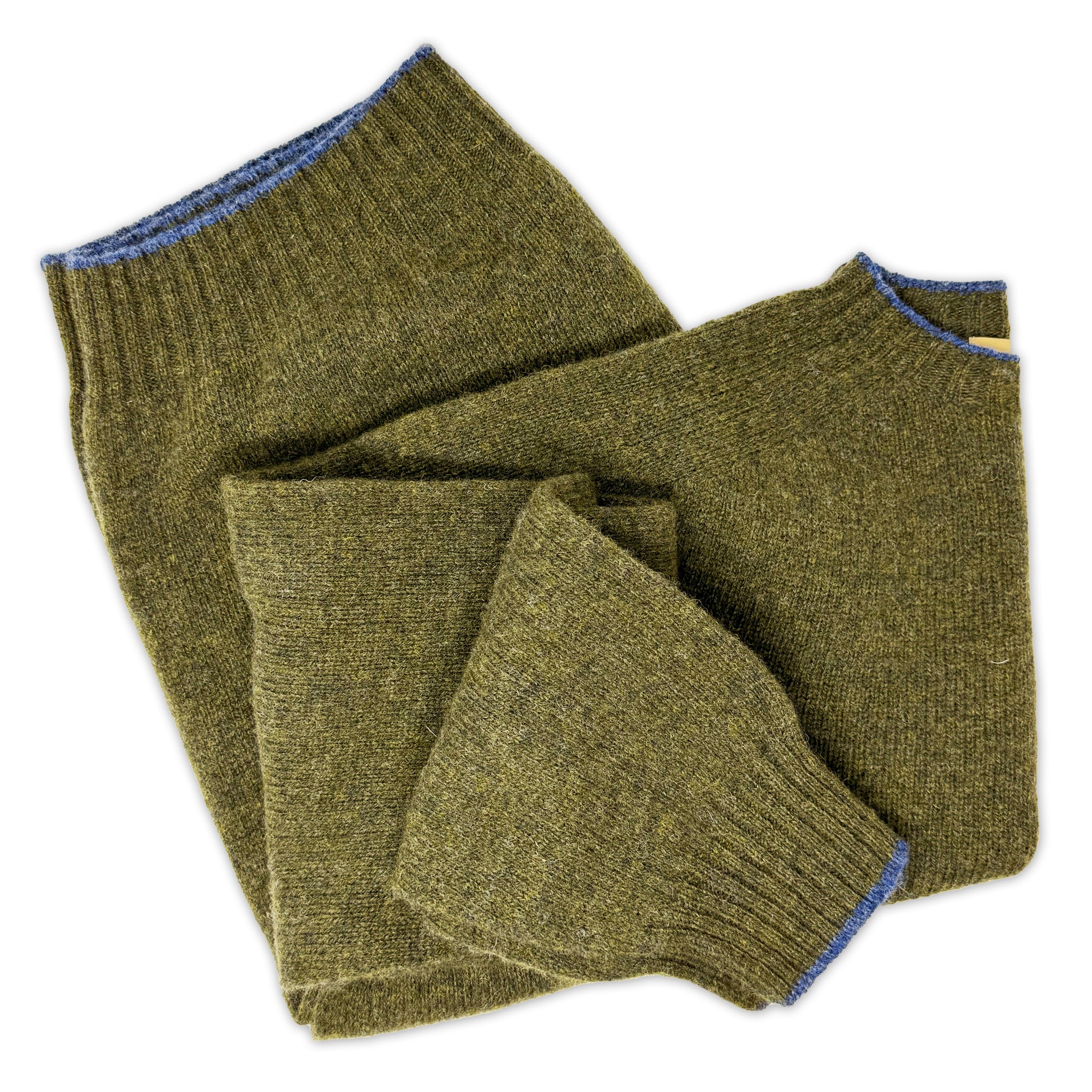 DW Shetland Crew with Contrast Tipping