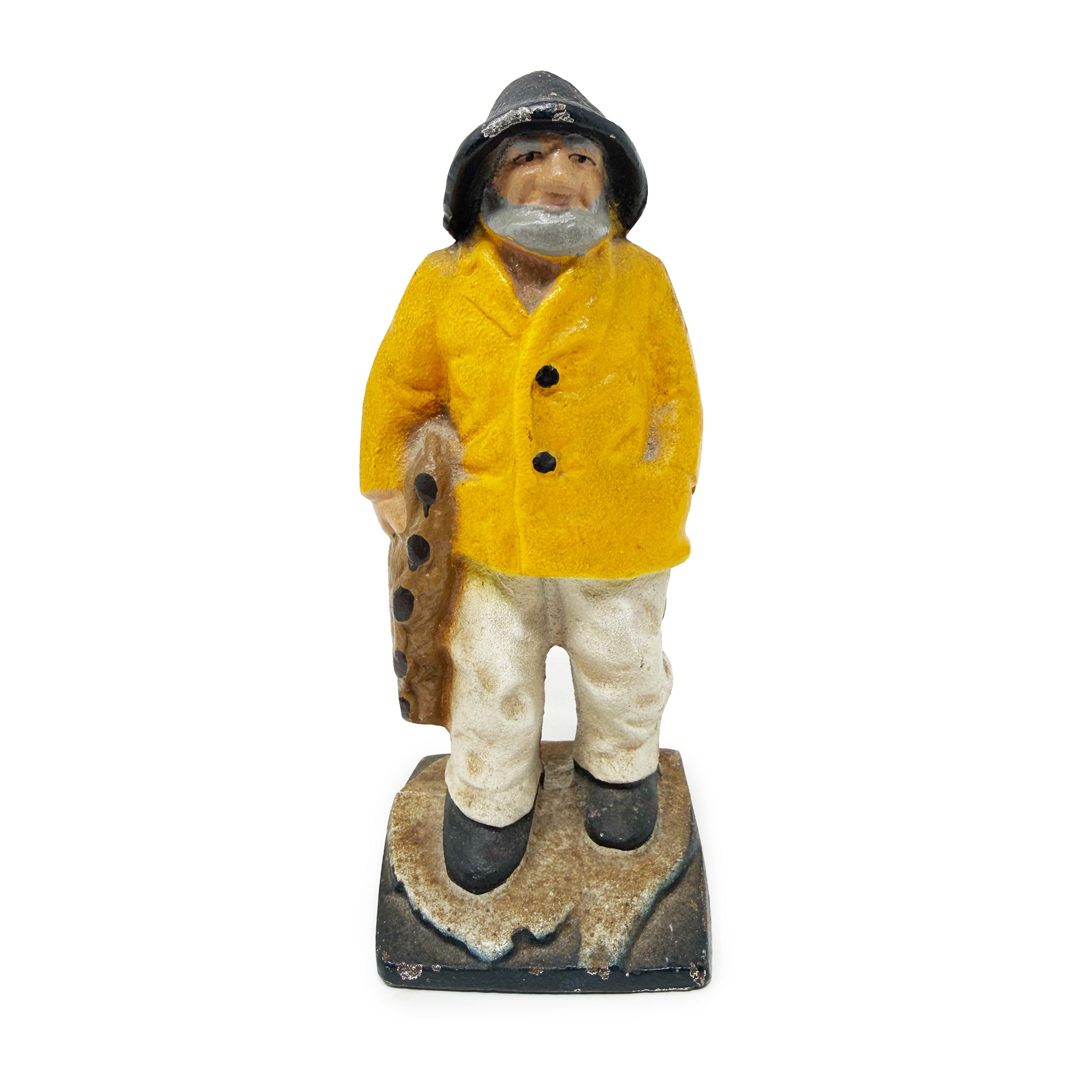 Vintage HUBLEY Fisherman Doorstop