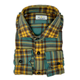 GIANNETTO PORTOFINO Plaid Flannel Shirt