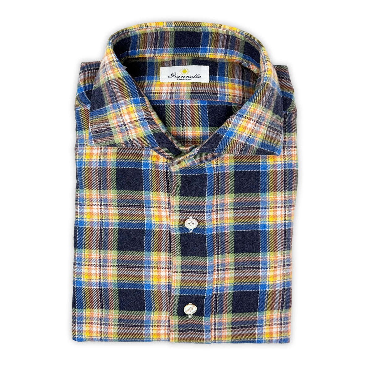 GIANNETTO PORTOFINO Plaid Shirt