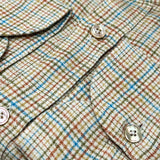 GIANNETTO PORTOFINO Linen Multi-Check Shirt