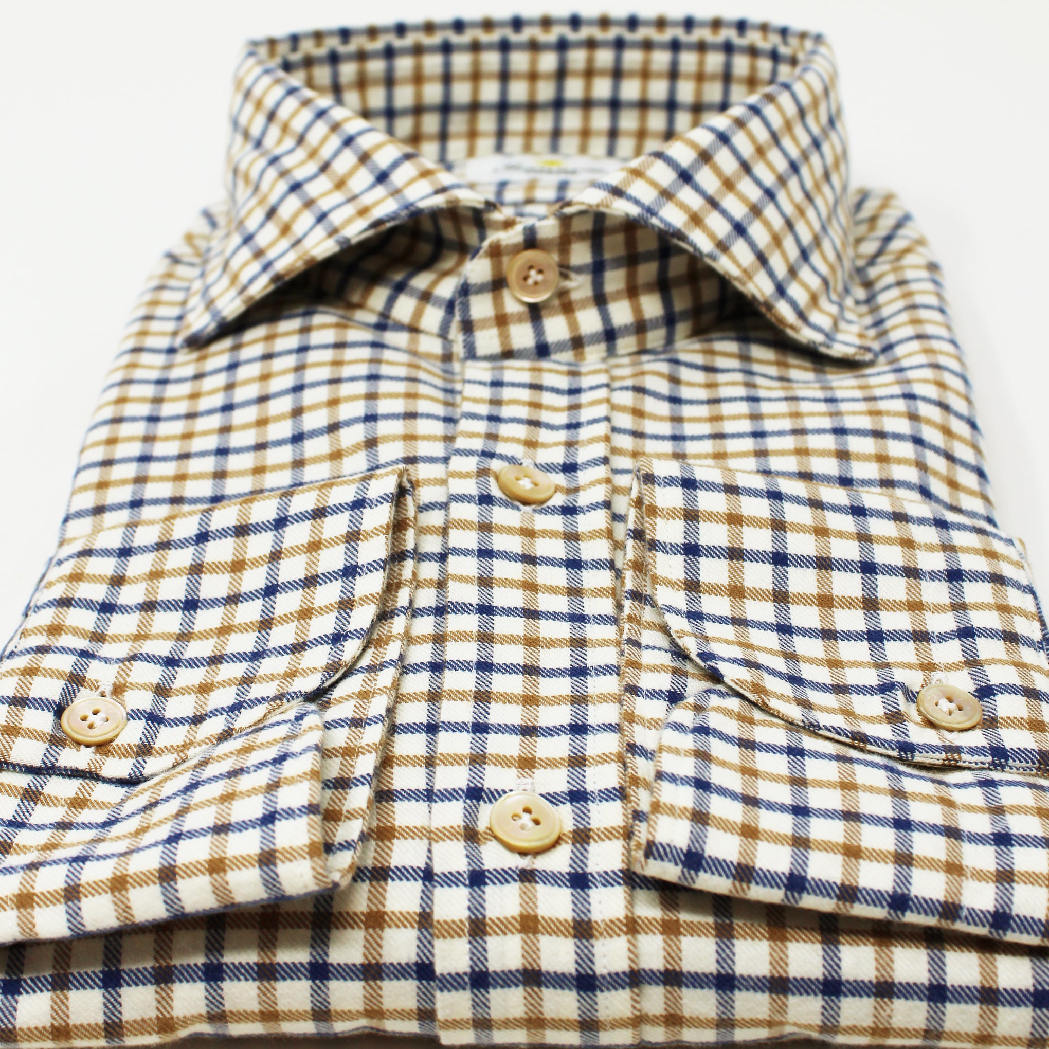 GIANNETTO PORTOFINO Tattersall Shirt