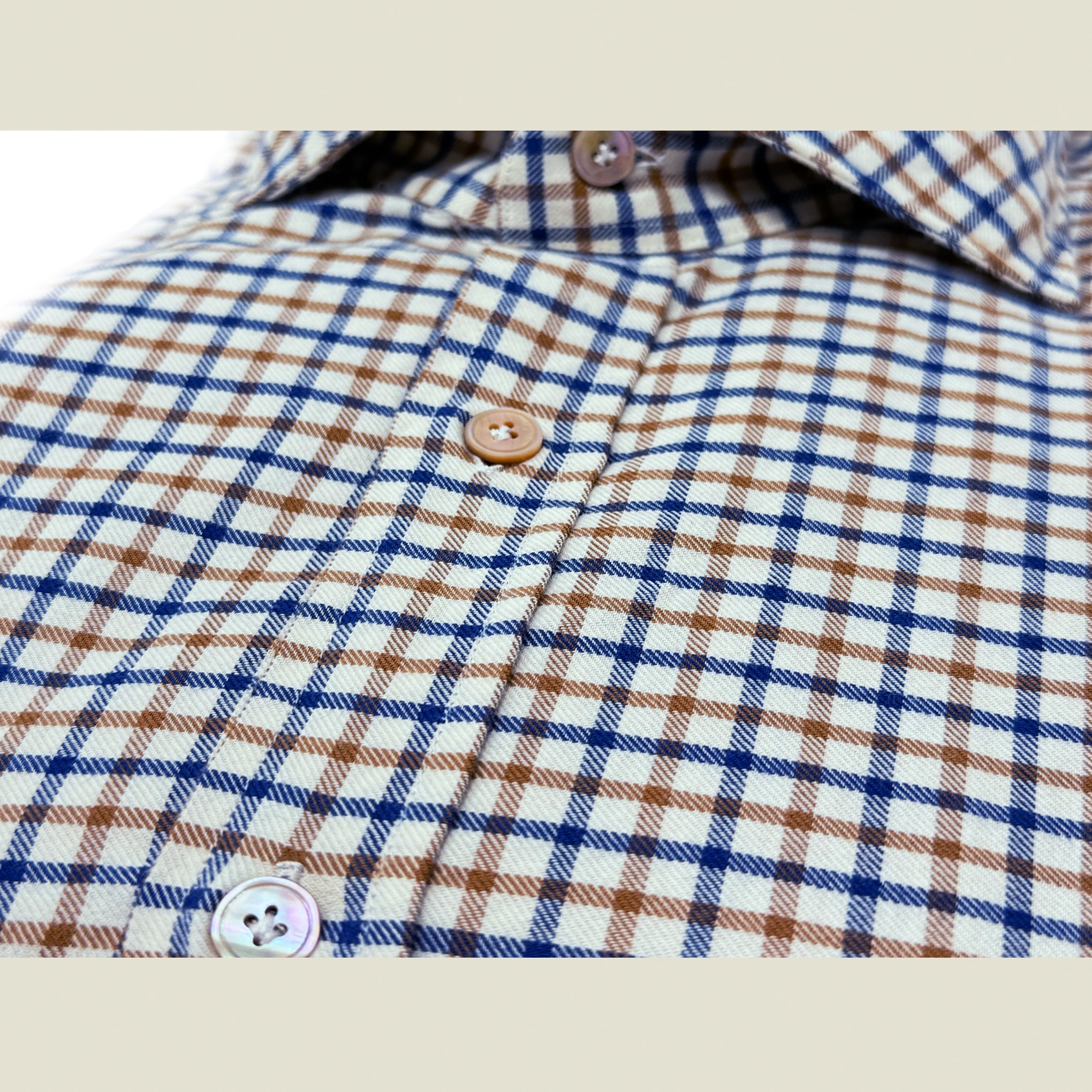 GIANNETTO PORTOFINO Tattersall Shirt