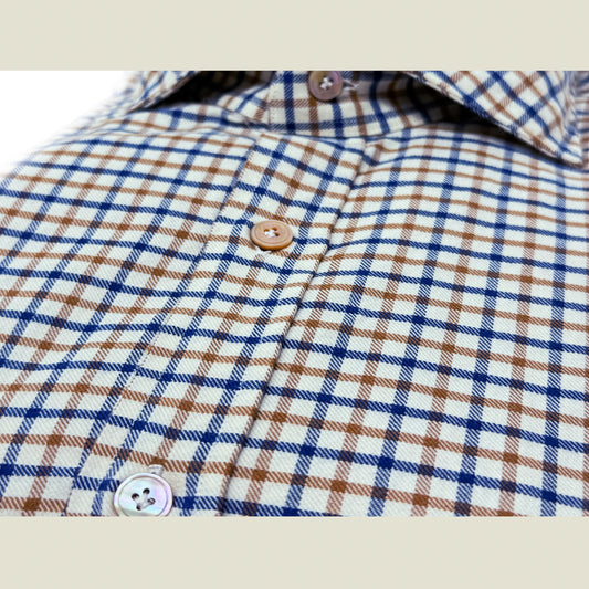 GIANNETTO PORTOFINO Tattersall Shirt