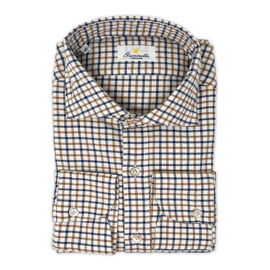 GIANNETTO PORTOFINO Tattersall Shirt