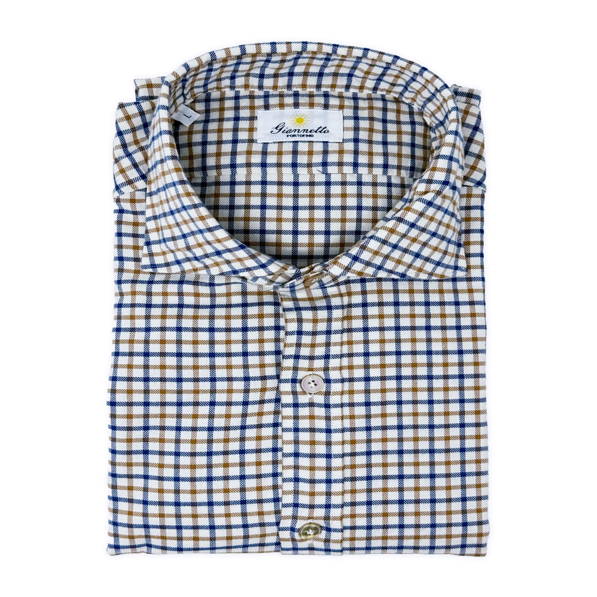 GIANNETTO PORTOFINO Tattersall Shirt