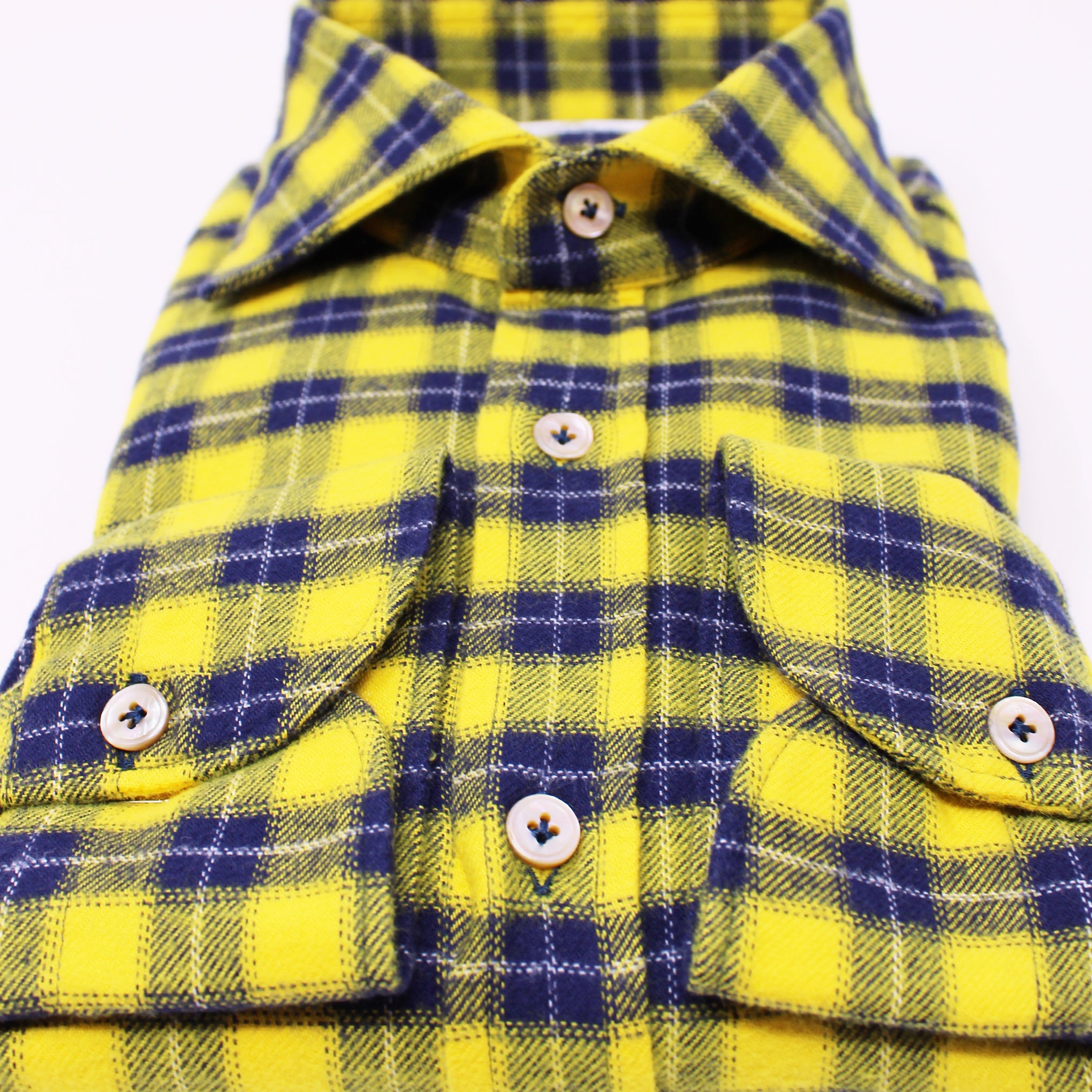 GIANNETTO PORTOFINO Checked Flannel Shirt