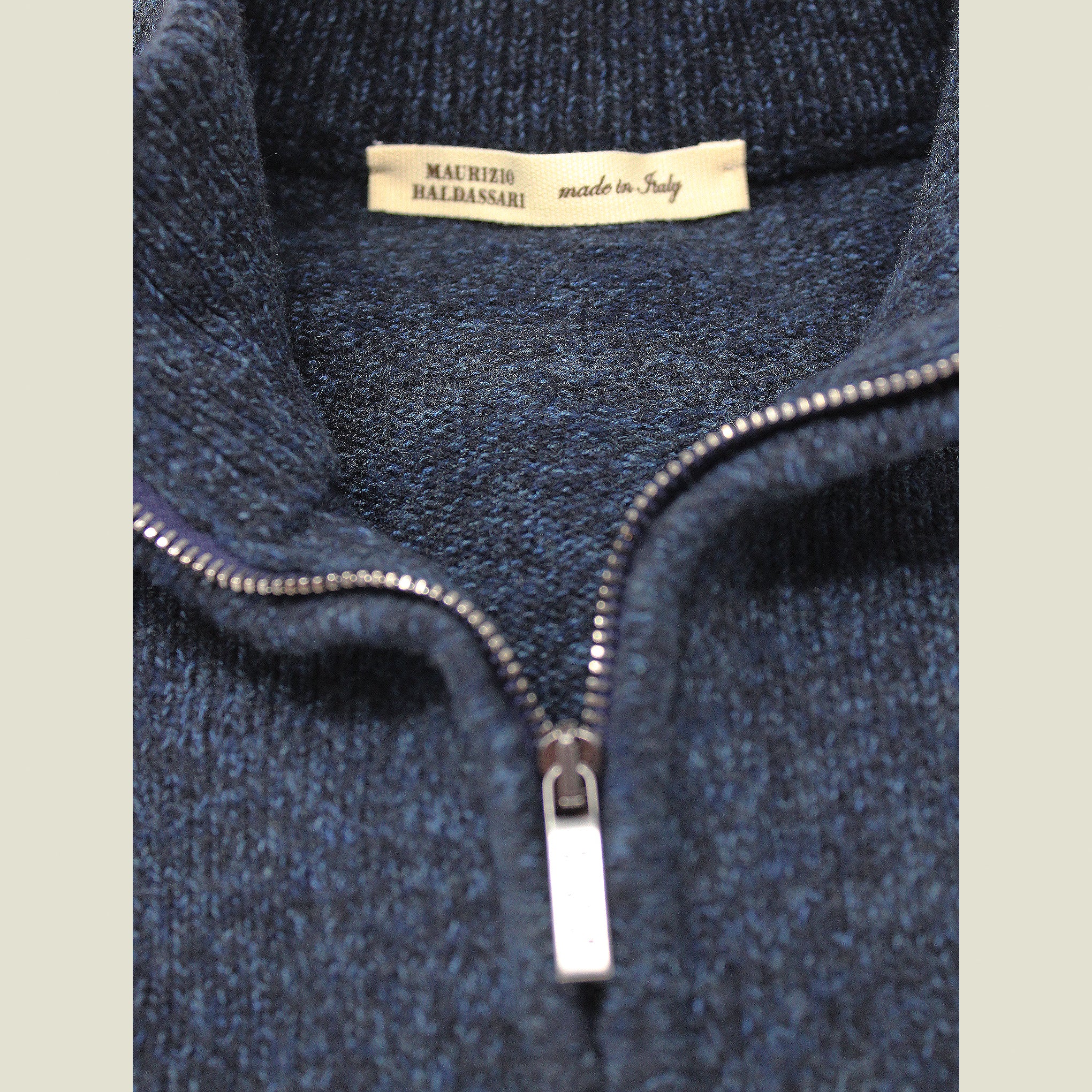 MAURIZIO BALDASSARI Quarter Zip Sweater