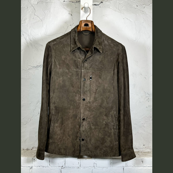 MANTO Suede Overshirt