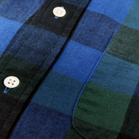 ORIGINAL MADRAS TRADING COMPANY Plaid Flannel Shirt
