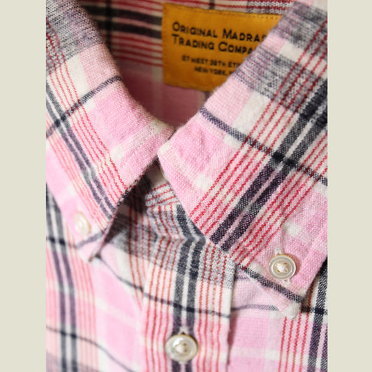 ORIGINAL MADRAS TRADING COMPANY Plaid Shirt