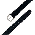 Load image into Gallery viewer, W. KLEINBERG Black Bison Cutdown Belt
