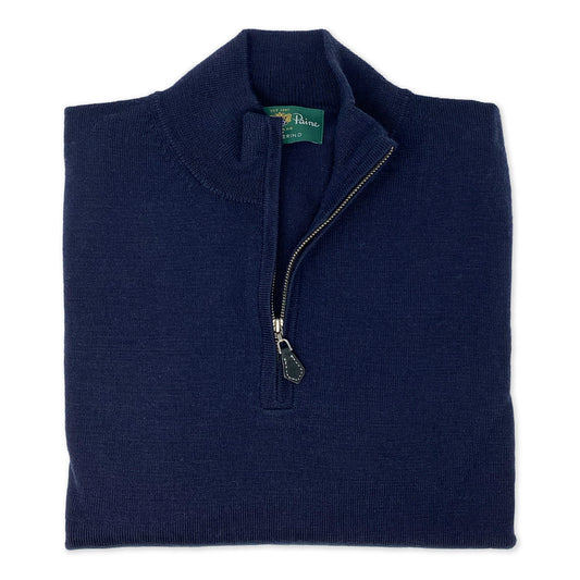 ALAN PAINE Quarter Zip Sweater