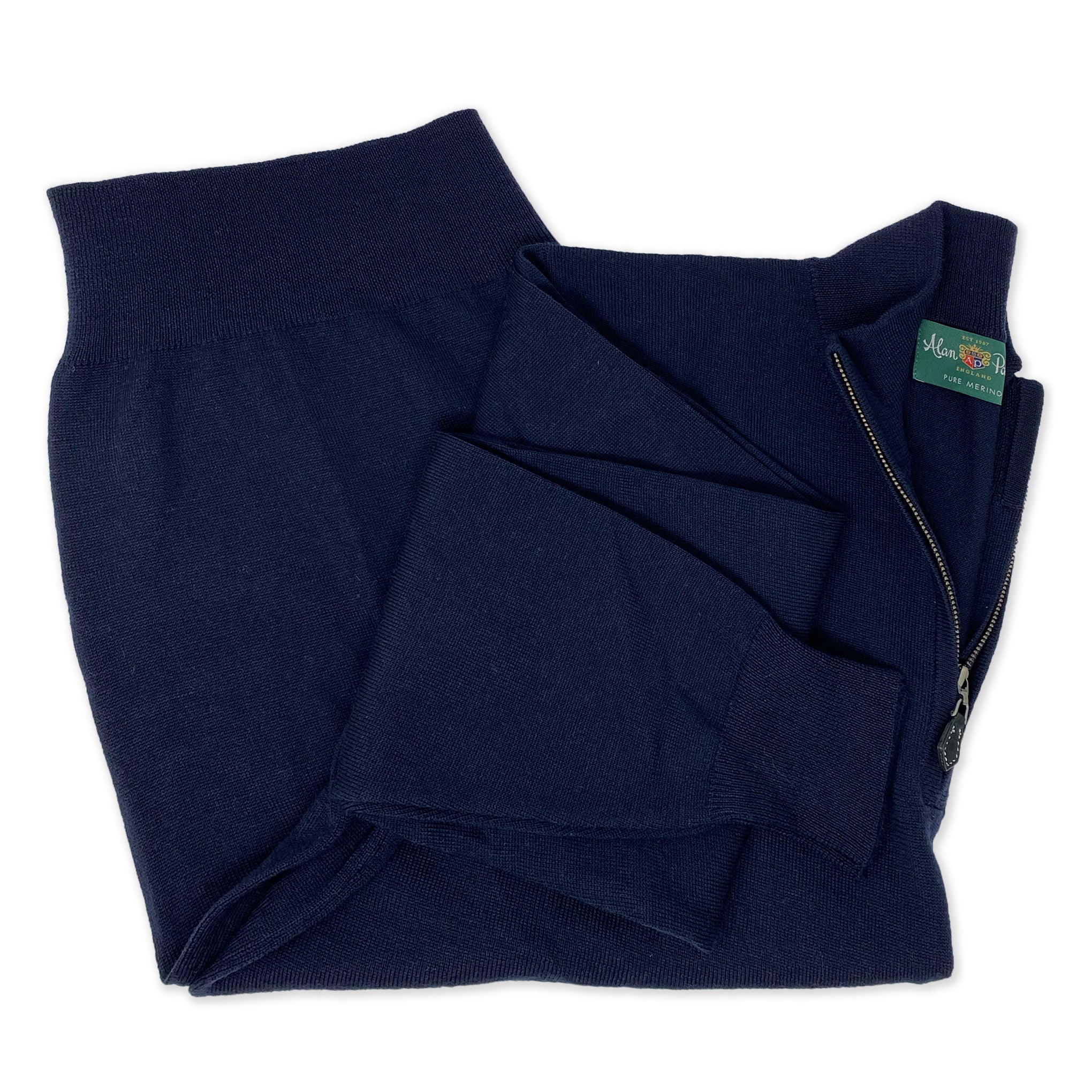 ALAN PAINE Quarter Zip Sweater