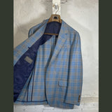 COPPLEY Blue/Tan Windowpane Sport Coat