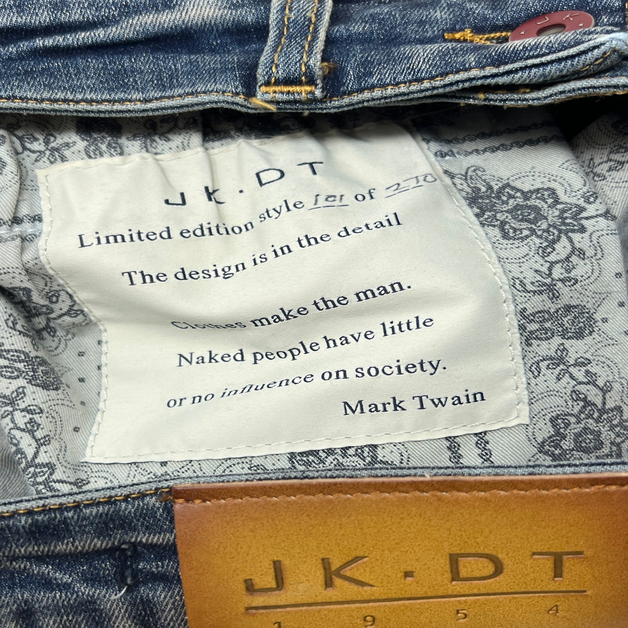 JK•DT Denim in Washed Blue